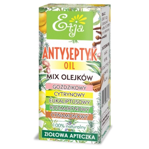 Zloženie Antiseptický olej 10ml Etja MIX ESENCIÁLNY OLEJ