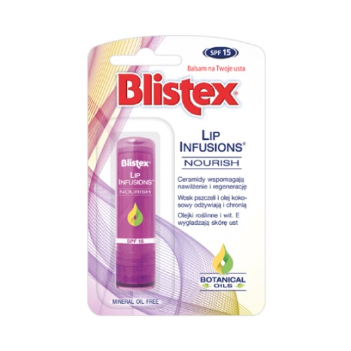 Blistex Lip Infusions výživný balzam na pery SPF15 3,7g