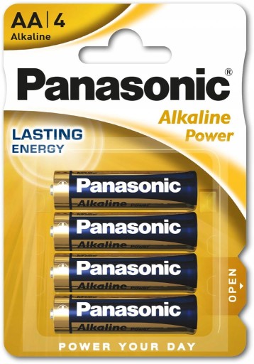 ALKALICKÉ VÝKONNÉ BATÉRIE PANASONIC LR6 AA 1,5V