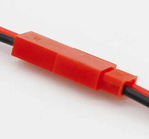 JST 2PIN konektor s LiPo RC BEC Káble batérie červená zástrčka + 2P zásuvka
