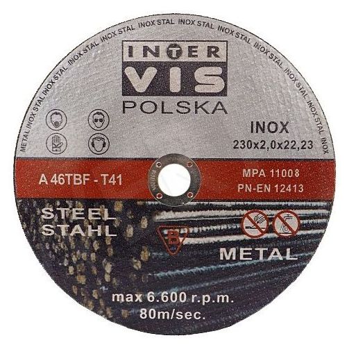 KOTOUČ 230X2mm NA REZANIE KOVU,OCELE,LIATINY