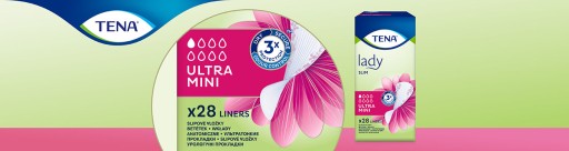 Vložky TENA Lady Slim Ultra Mini 28 kusov