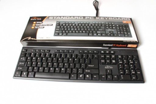 ŠTANDARDNÁ KLÁVESNICA K POČÍTAČU MT122KU USB DO KANCELÁRIE CPN STATION SHOP