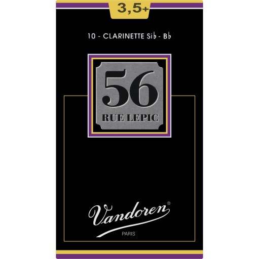 Klarinetový plátok Bb 3,5+ Vandoren 56 Rue Lepic CR5035+ 1 ks.