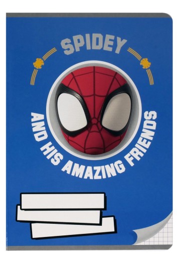NOTEBOOK A5 16 STR. GRID SPIDER MAN