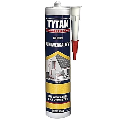Univerzálny silikón 280ml Tytan Professional šedý
