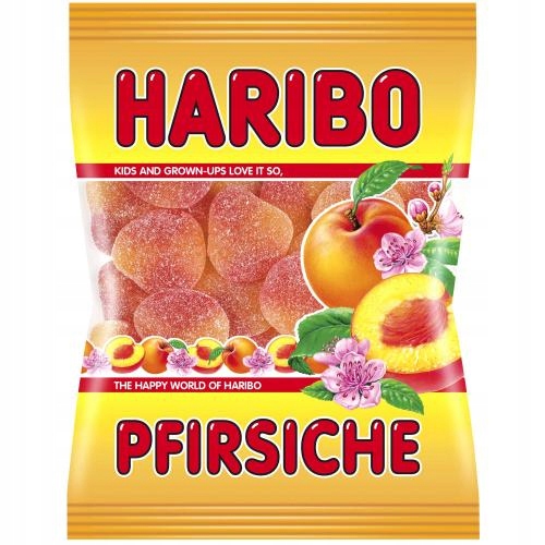 Haribo Pfirsiche broskyňové želé 175g DE