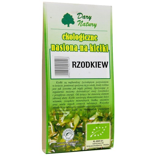 Reďkovka Bio semienka na klíčky 30g