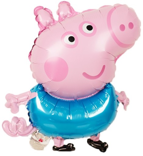 FÓLIOVÝ BALÓN GEORGE PEPPA PRASIATKO NARODENINY 52cm