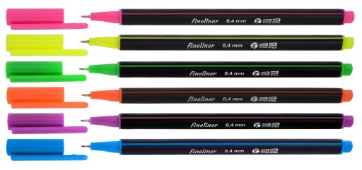 MEMOBE jemná linka 0,4 mm neónová 6 farieb