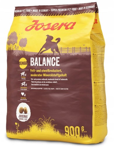 JOSERA Dog Balance Senior krmivo pre psov 900g