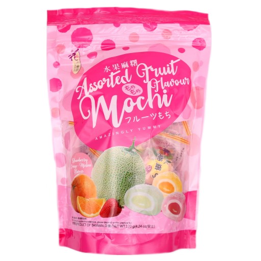 Mochi ryžové sušienky s príchuťou viac ovocia 120g