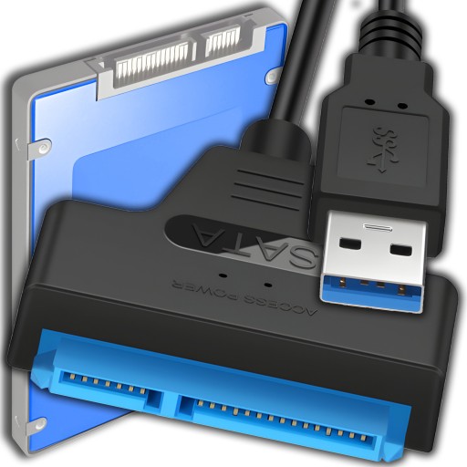 ADAPTÉR USB 3.0 NA SATA 2.5 PRE HDD SSD KONVERTOR KÁBLOVÝ ADAPTÉR