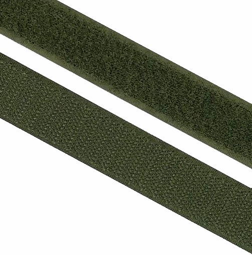 VELCRO VELCRO VELCRO PÁSKA OBOJSTRANNÁ SILNÁ OLIVOVÁ - 25mm