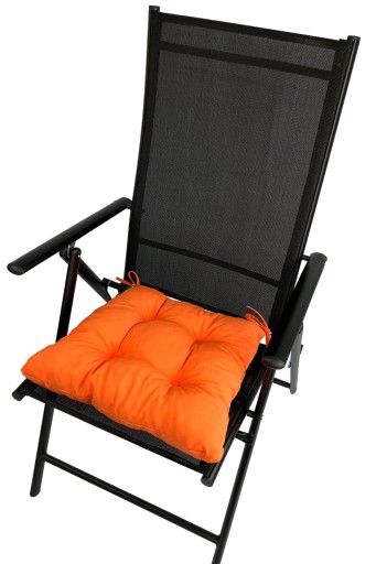 ORANŽOVÝ TRAPEZOUS podsedák na stoličku