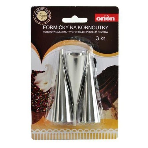 3x CUKRÁRNE šišky - formičky na šišky s krémom