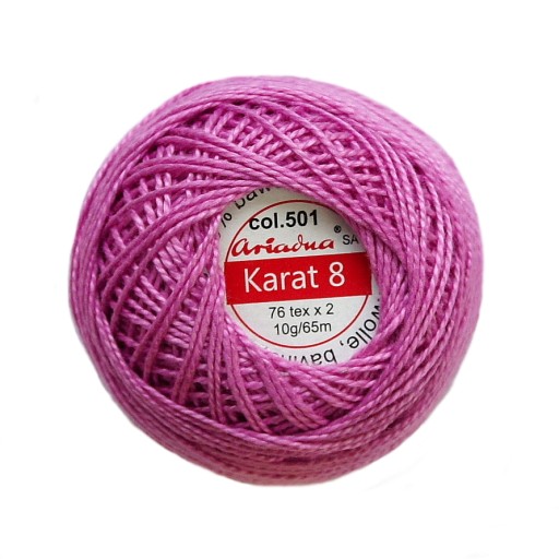 Cordonek Karat 8 špinavá ružová 0501 ARIADNA 10g 65m