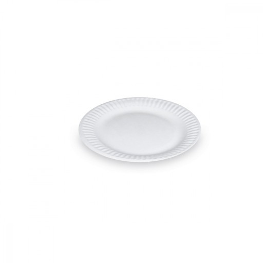 Biele dezertné taniere, 15 cm, 100 kusov