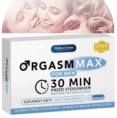 OrgasmMax pre mužov - 2 kapsuly