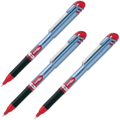 BLN15 Pentelové guľôčkové pero 0,5 mm červené x3