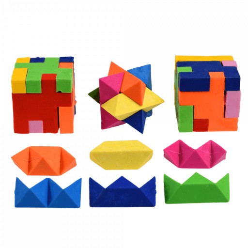 Gumy, 3D puzzle, 4 ks