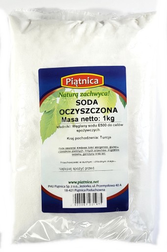 SÓDA JEDLA 1kg, Sodná soľ uhľovodíka FRIATNICA