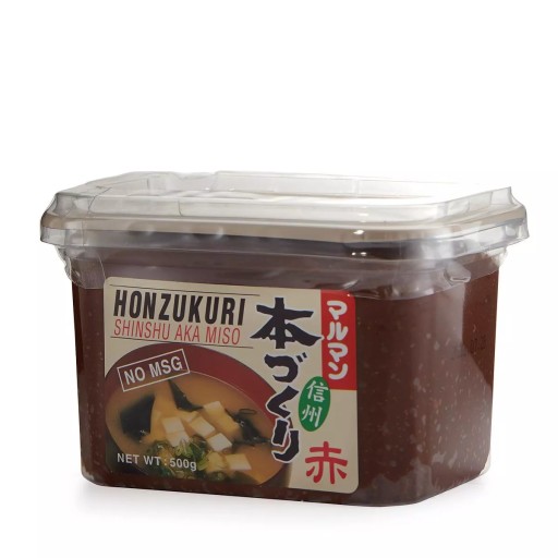 Honzukuri miso pasta Aka tmavé miso 500g