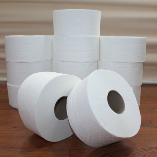 JUMBO BIELY TOALETNÝ PAPIER VELLA 1ks DLHÝ 2 VRST.