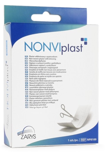 NETKANÝ PLAST S NONVIplastovým OBKLADOM 6cmX1m