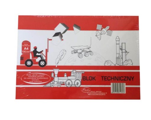 TECHNICKÝ BLOK A4 190g 10 LIST PROTOS MIX 1 ks