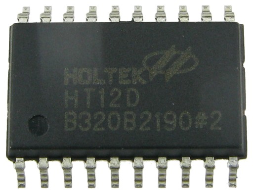 HT12D SO20 dekodér diaľkového ovládania /3357