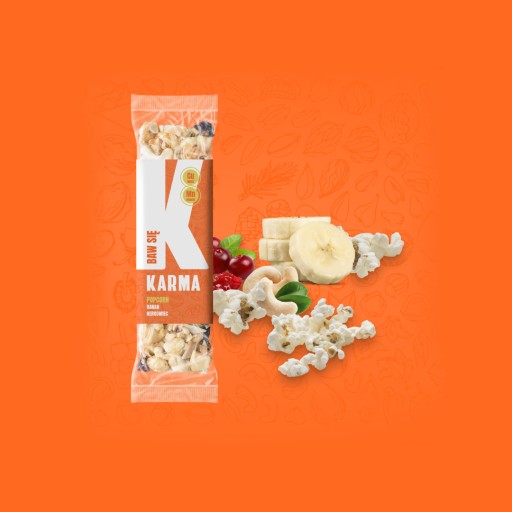 POPCORN FOOD TYČ BANÁNOVÁ KEŠU FIT TYČINA