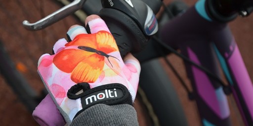 Cyklistické rukavice na bicykel, S molti cyklistické rukavice
