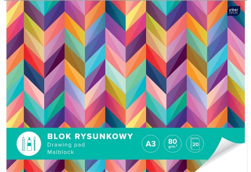 BLOK NA KRESLENIE, BIELY A4, 20 listov