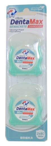 Niť Elkos, dentálna niť 2x80m mätová