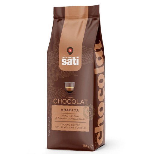 Vrecúško na mletú kávu Sati Chocolate 250g