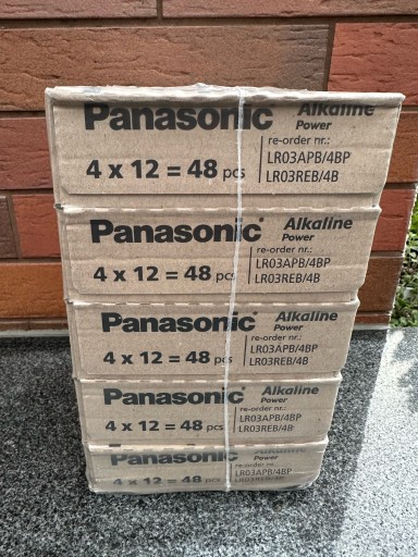 Alkalické batérie Panasonic AAA LR3 (R3) 4 ks batérie LR03 malé prsty