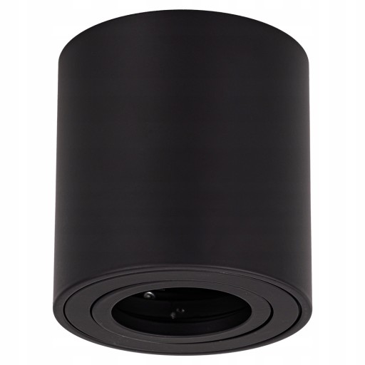 Prisadené halogénové LED TUBE GU10 Pohyblivé stropné svietidlo BLACK SPOT