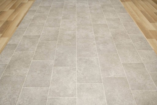 šírka 2,5 m SIVÁ PVC KOBEREC AKO BETÓNOVÁ DLAŽBA