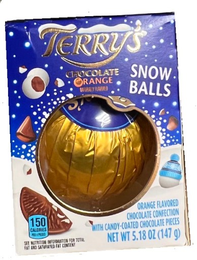Terry's Snowballs mliečna čokoláda pomaranč 147 g