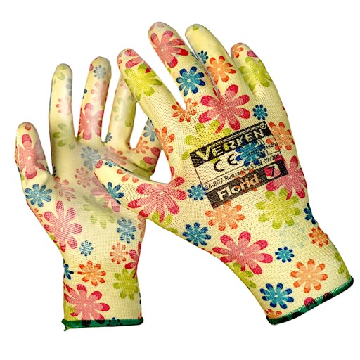 RUKAVICE PRACOVNÉ RUKAVICE VEĽ. 7 OCHRANNÝ POLYESTER PEVNÝ A ODOLNÝ