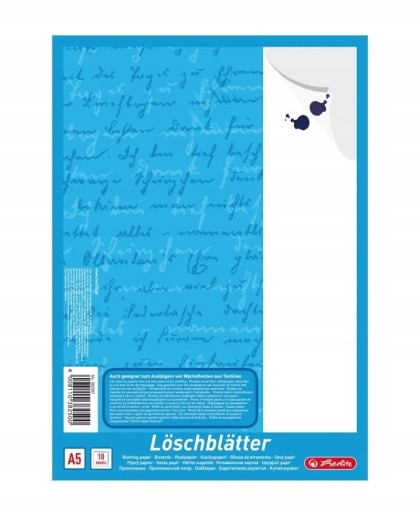 Sušiaci atramentový papier A5 10 listov Herlitz