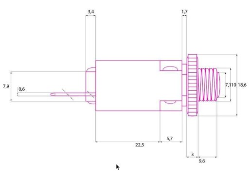Bimetalová poistka ističa MR1 15A