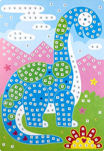 Penová mozaika Dinosaur Fun&Joy