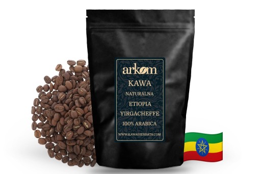 Zrnková káva Arabica Ethiopia Yirgacheffe 100g