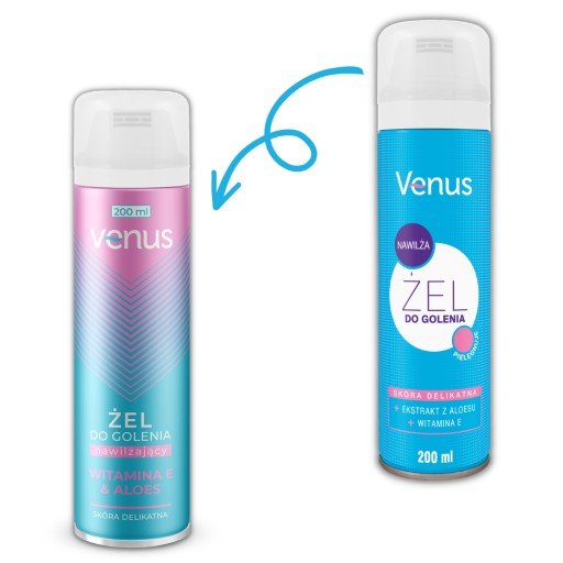 Venus gél na holenie pre ženy ALOE 200ml