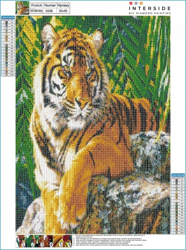 Ručná výšivka Mosaic diamond puzzle