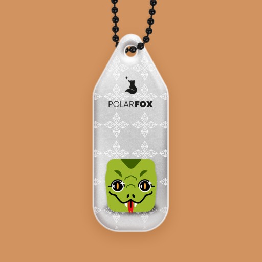 Reflexné prívesky 4+1 ks Frendo Jungle PolarFox