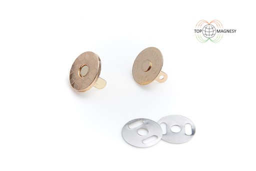Magnetická spona 18 mm zlatá