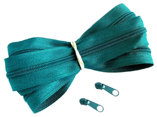 Špirálová páska na zips 3 mm MARINE zips 1 meter + 2 zipsy